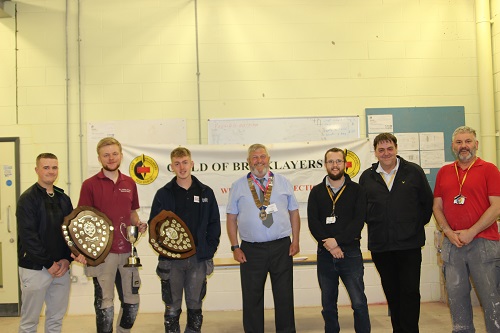 Image for Double prize for WCG students in national bricklaying competition