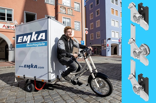 Image for EMKA locking technology turns cargo bike into mobile safe