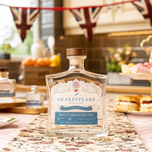 Image for Shakespeare Distillery launches new King’s Coronation Gin!