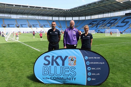 Image for Sky Blues in the Community and Frasers Group to  give schools in Coventry free sports vouchers