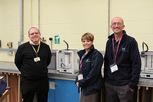 3D printers donated to college by Rugby aerospace specialists