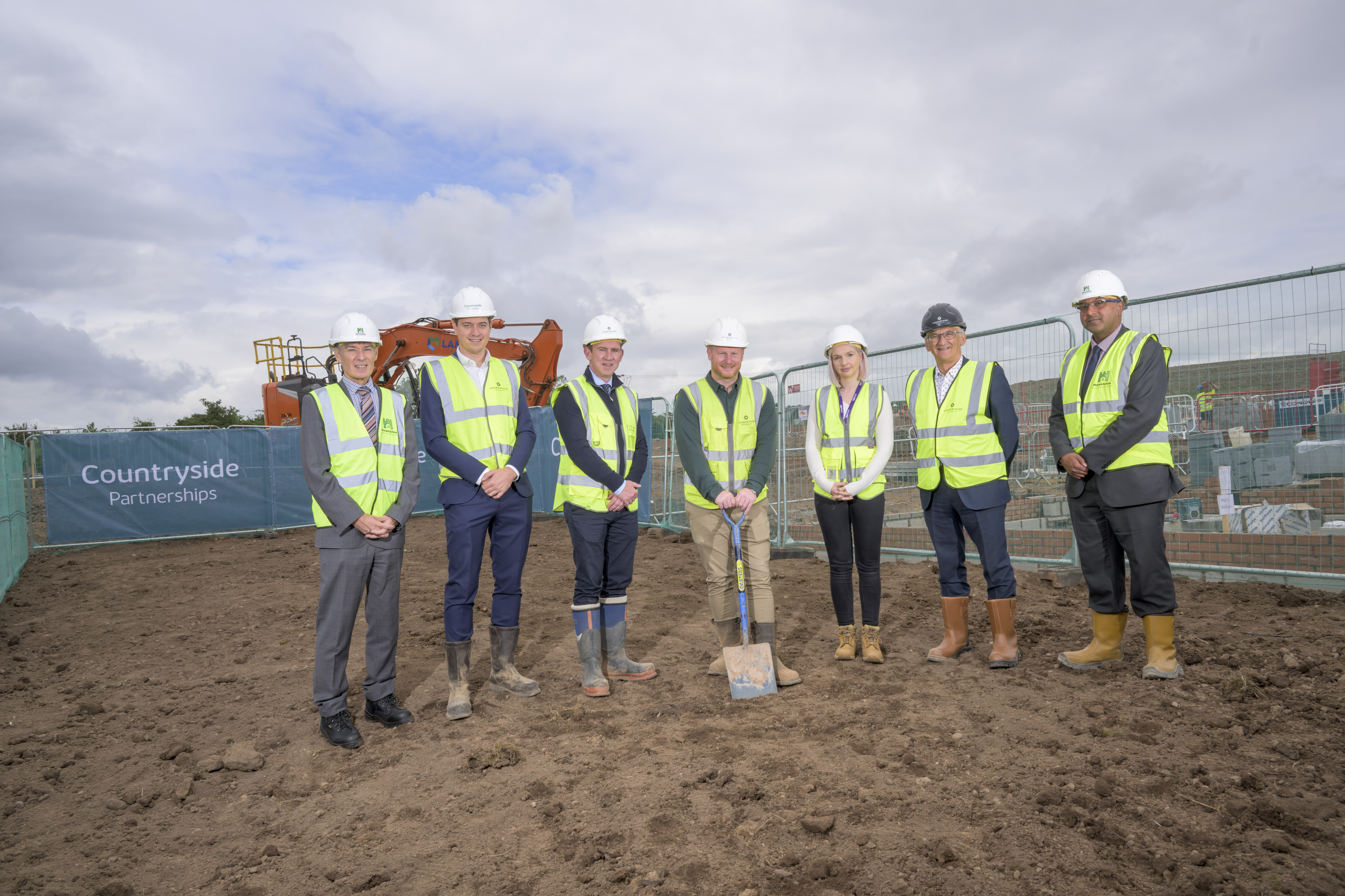 Countryside Partnerships, Warwickshire County Council and Warwickshire Property and Development Group (WPDG) get first homes underway as part of £2.5bn joint venture