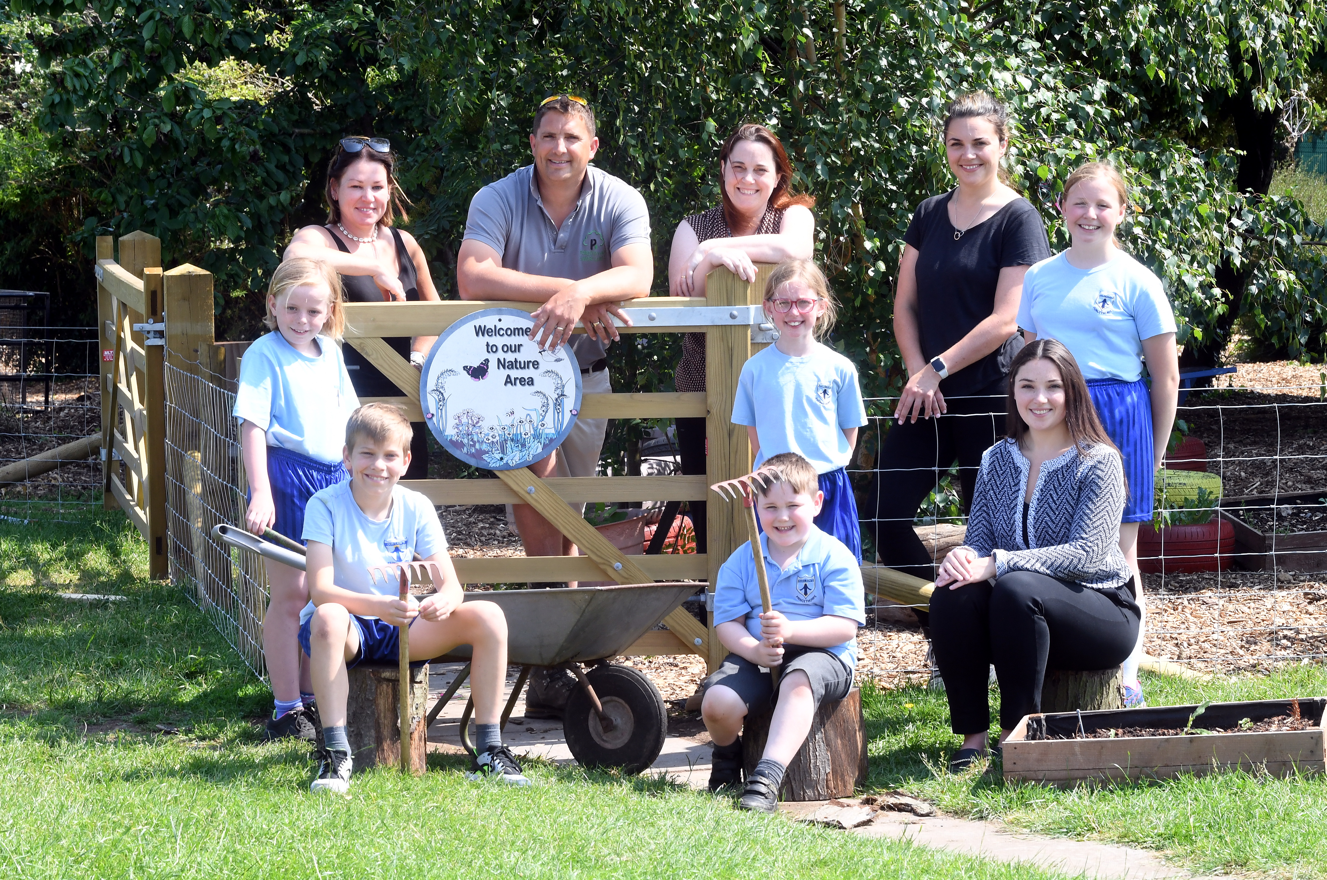 Image for Warwickshire companies chip in to transform Forest School