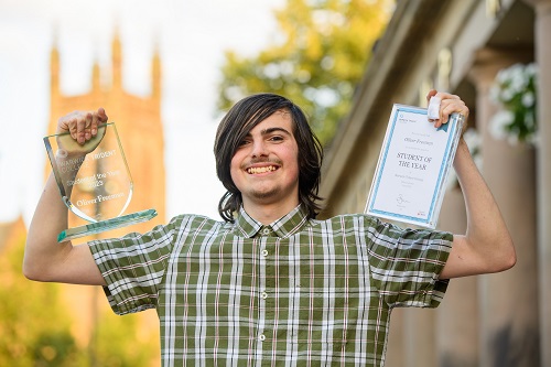 Warwick student with F1 aspirations wins top college prize