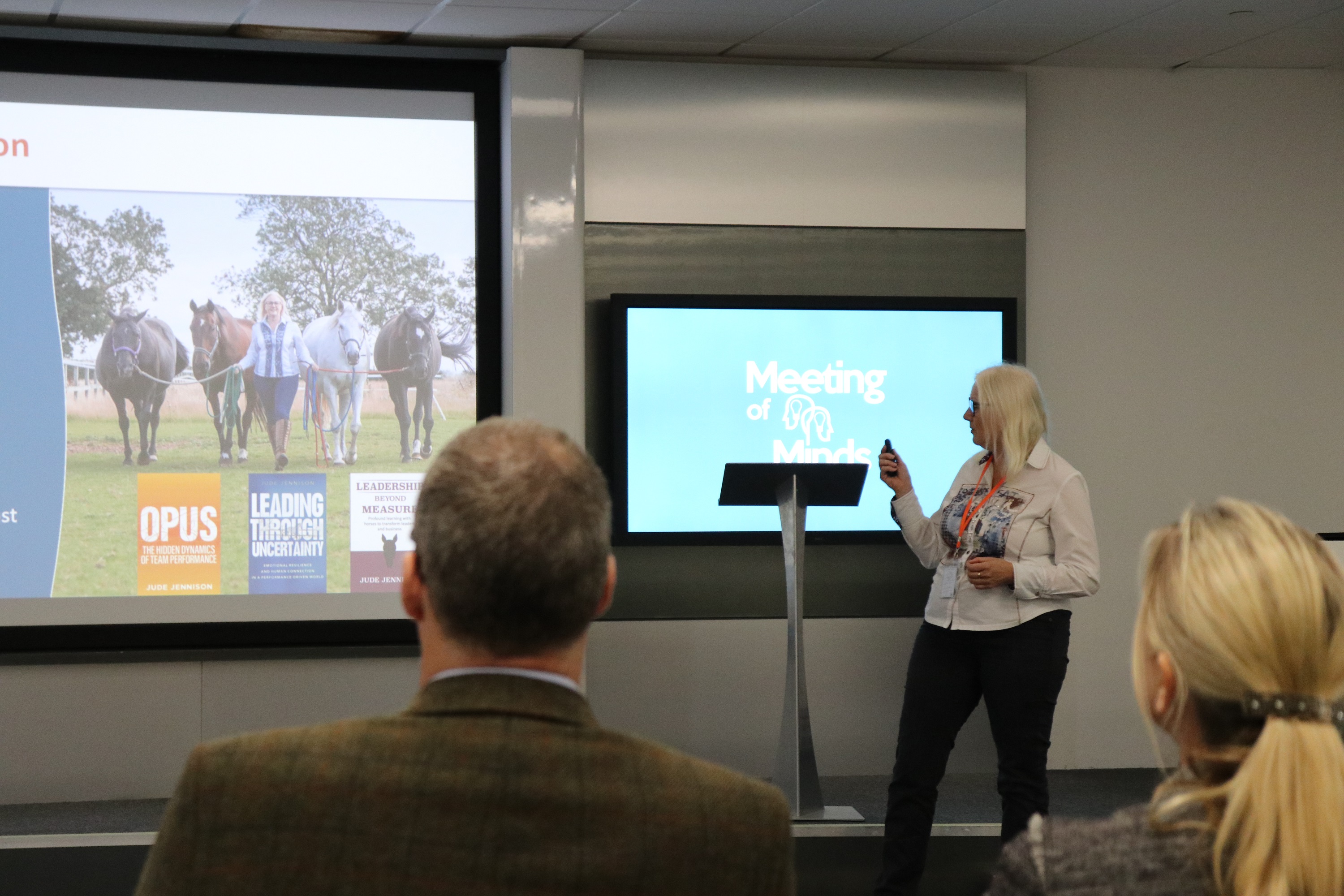 Leamington event highlights insights into non-verbal communications based on work with a herd of horses