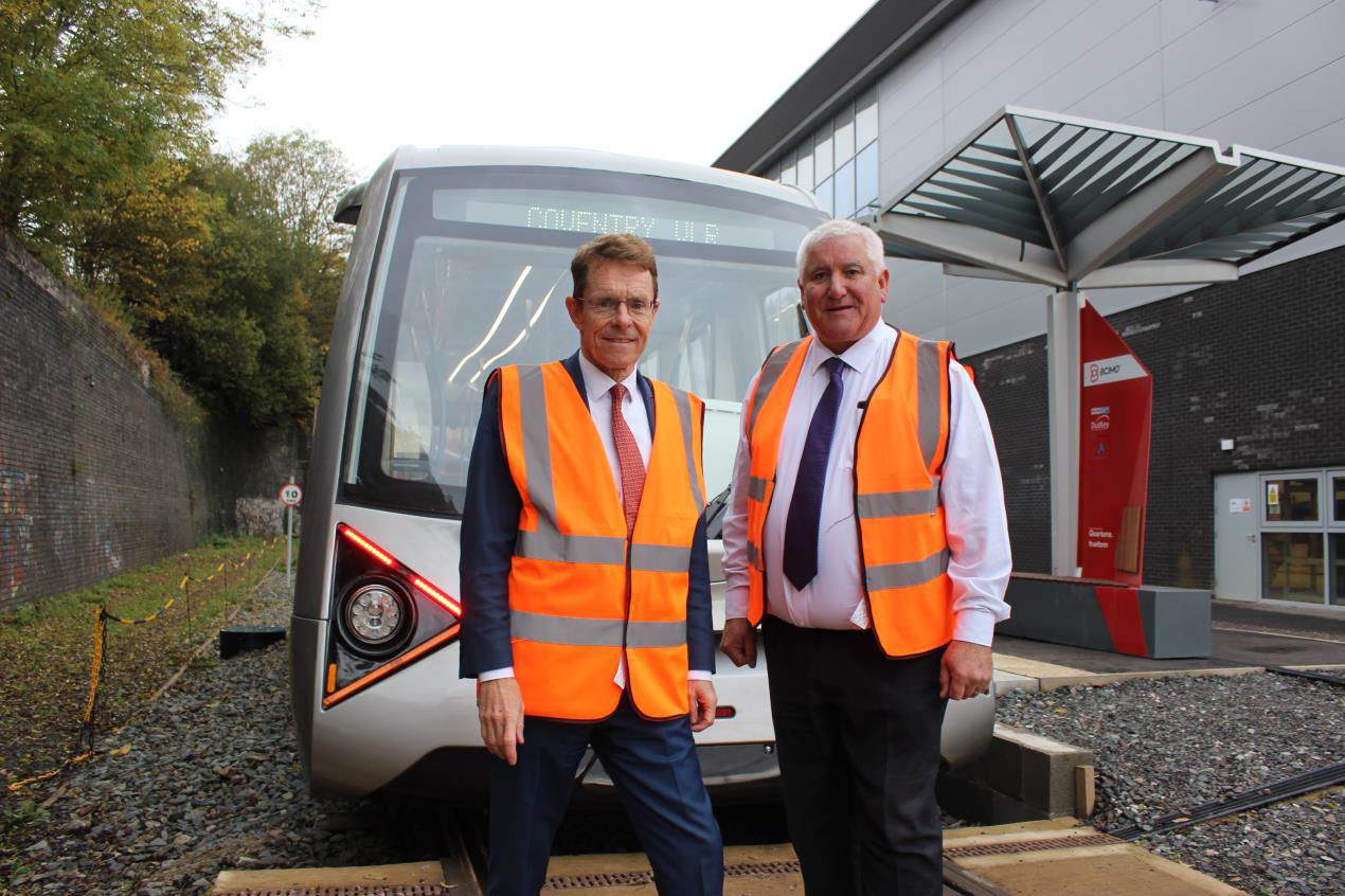 Image for Coventry Very Light Rail vehicle tested on revolutionary track for first time