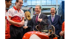 Image for Labour leader sees University of Warwick’s industrial impact first hand
