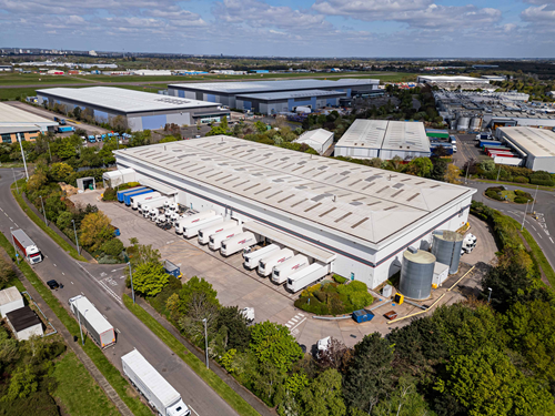 Bromwich Hardy marketing huge, refurbished warehouse in West Midlands for rent 