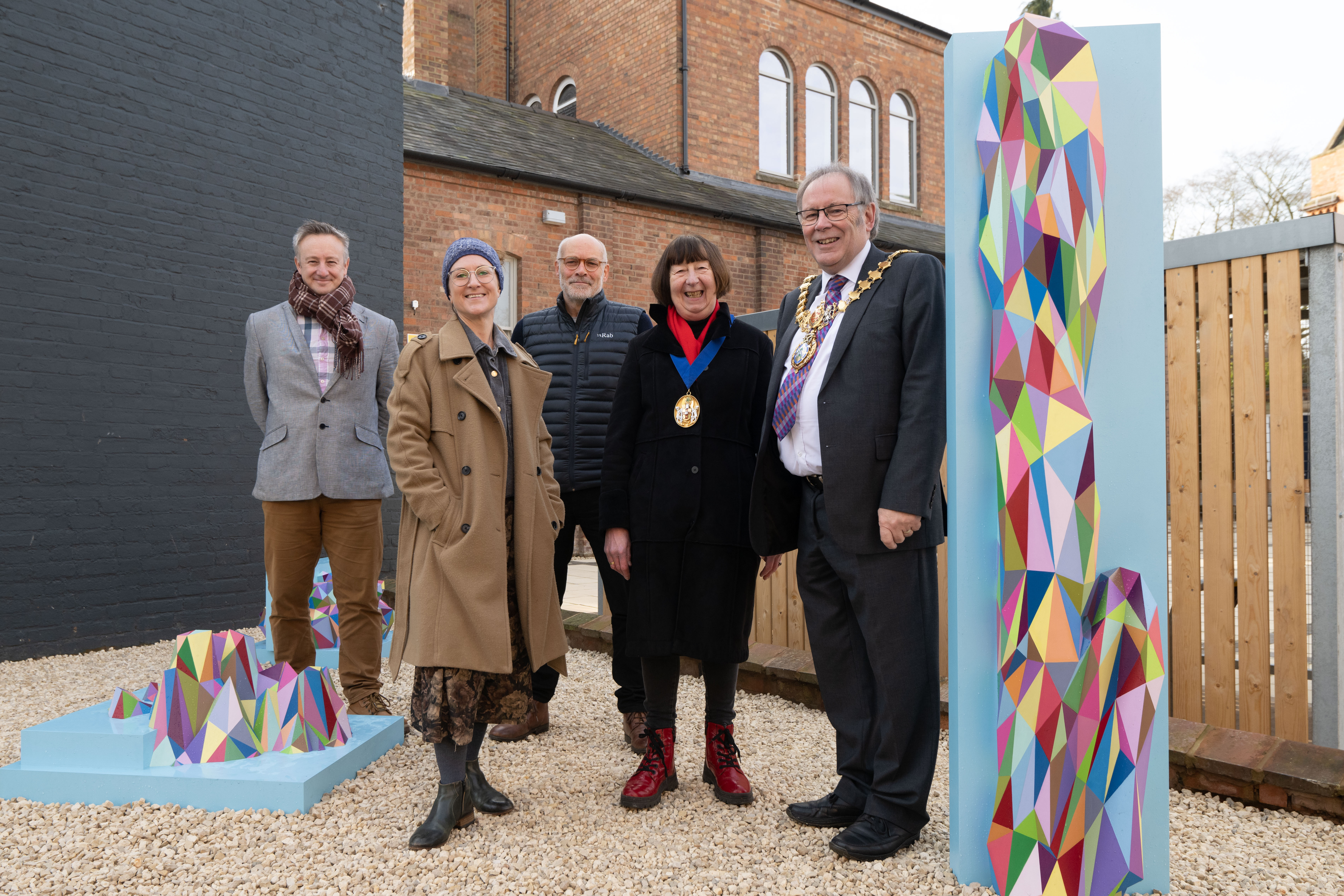 Image for State-of-the-art sculptures unveiled at Leamington's Spencer Yard