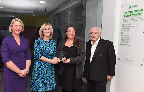 Image for Coventry receptionist named recipient of company's most prestigious prize 