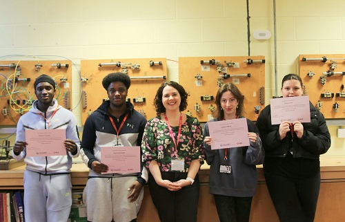 Rugby College students awarded bursaries from the Royal Academy of Engineering