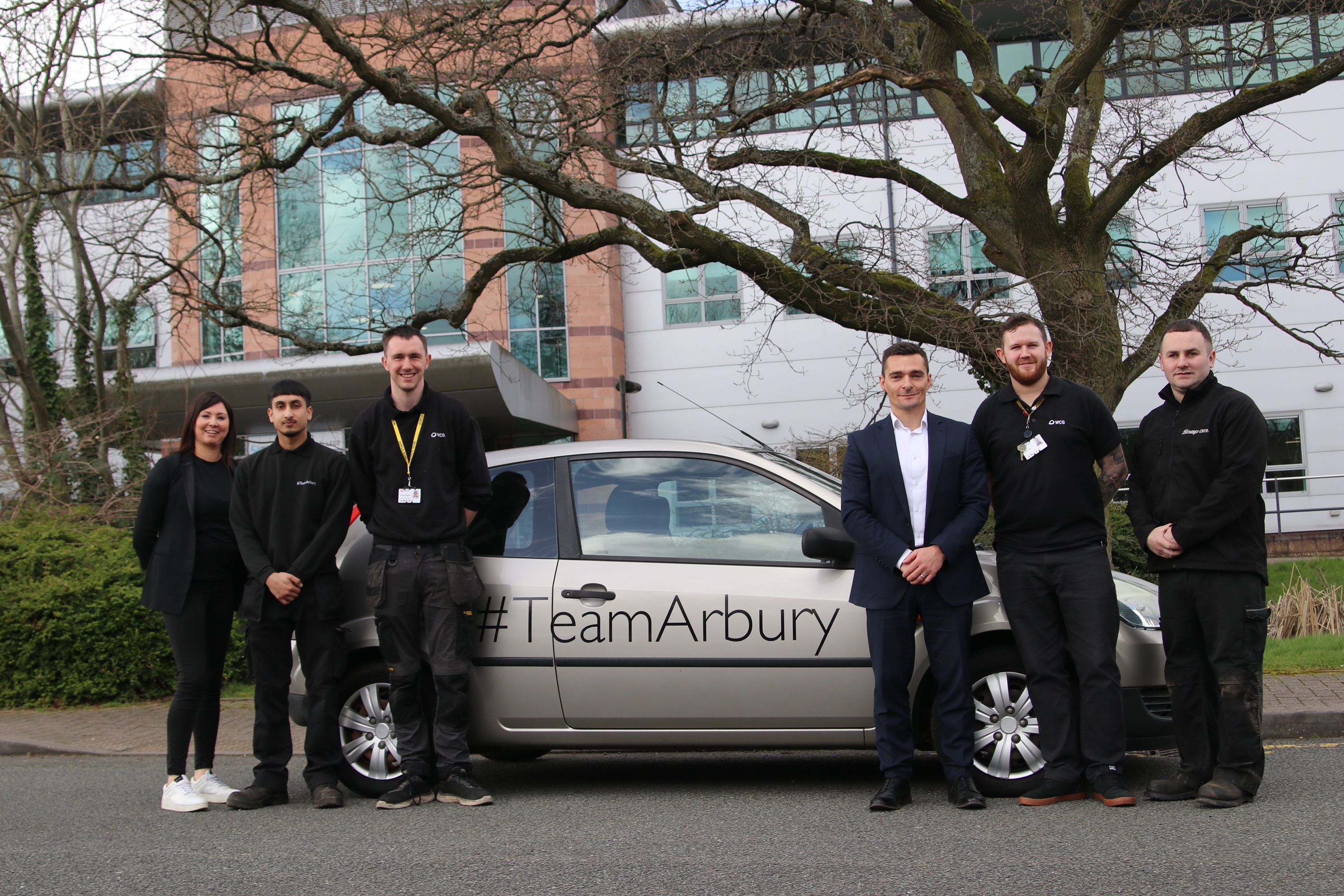 Image for Car dealer group donates car and gives career advice to Warwick Trident College students