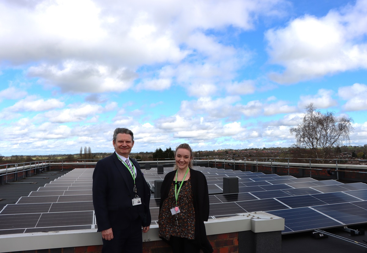 College switches on solar panels at Nuneaton Campus