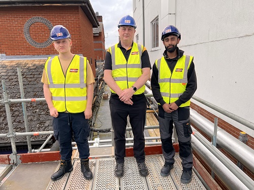 Students support decarbonisation project at Warwick Hospital