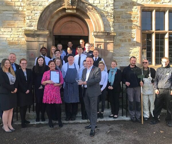 Billesley Manor accept prestigious Best Loved Hotels award