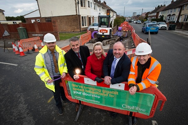 CityFibre break ground on Coventry's digital transformation