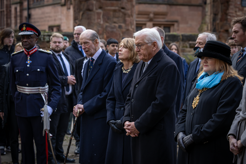 Image for German president visits Coventry and hears of bond between cities and nations