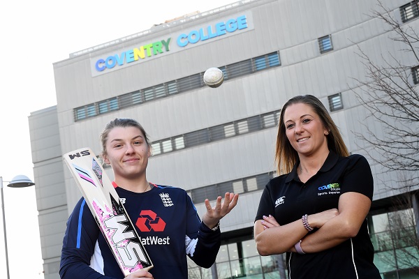 Image for Female cricketer has sights set on top after England Women’s Cricket training squad call-up