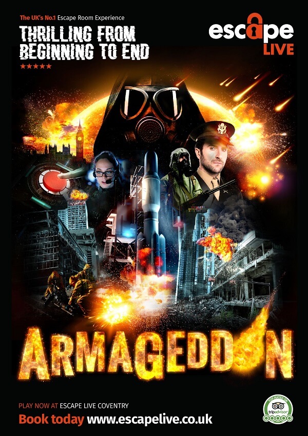 Escape Live Launch their new room - Armageddon
