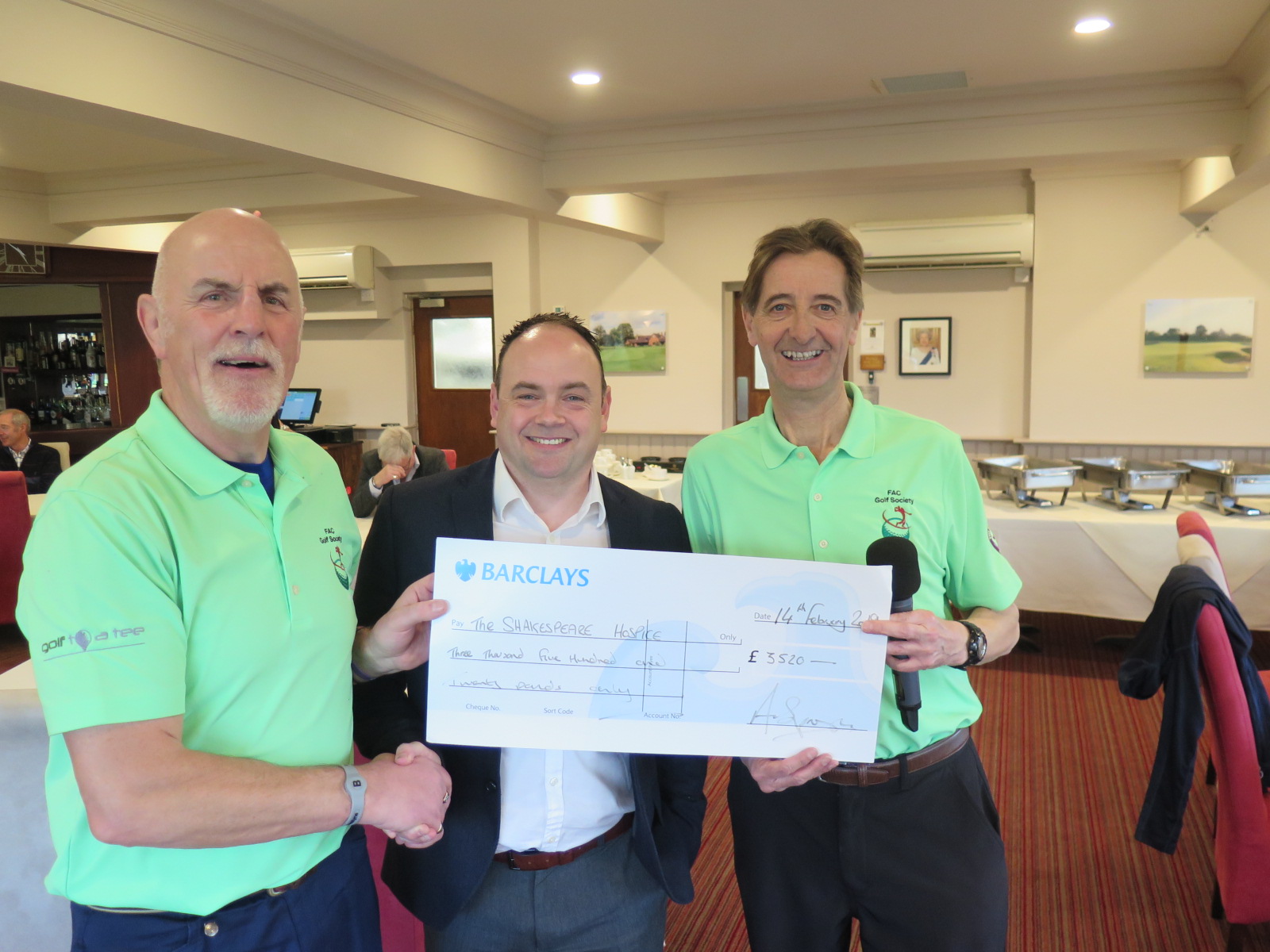 The Friday Afternoon Crew Round up funds for The Shakespeare Hospice!