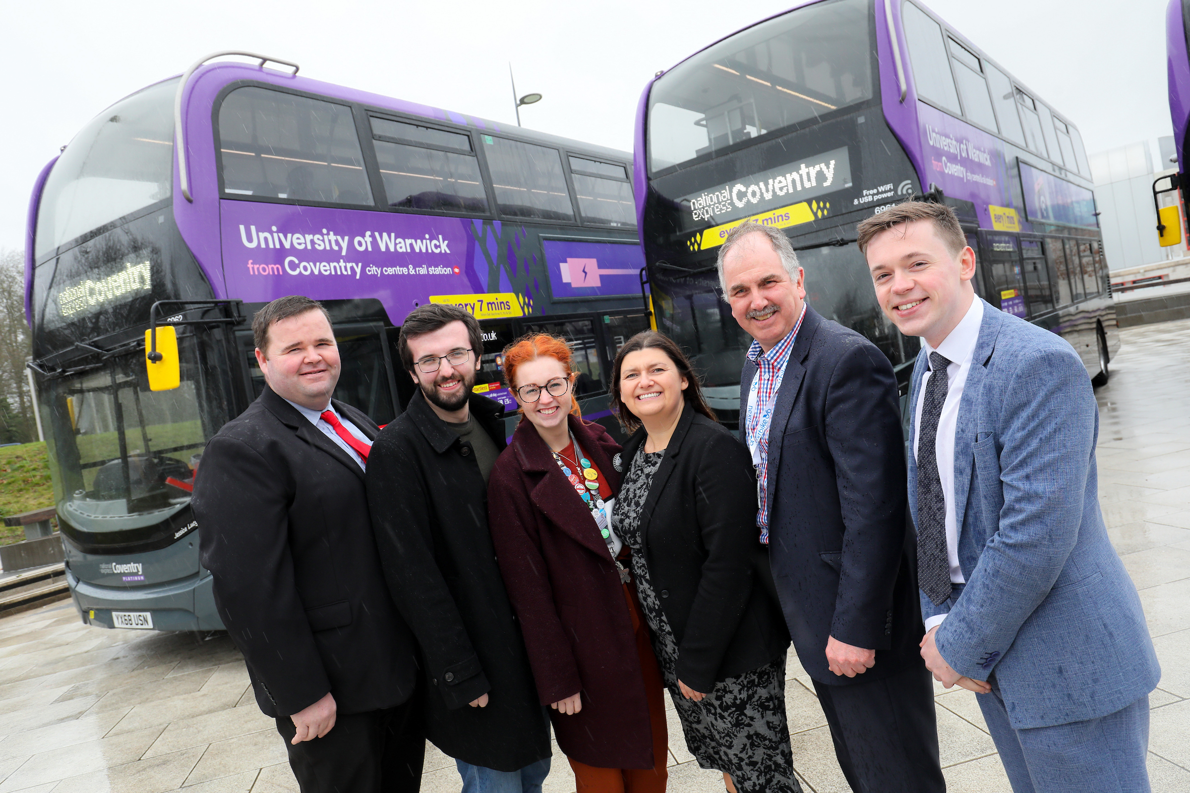 Students celebrate National Express Coventry going Platinum