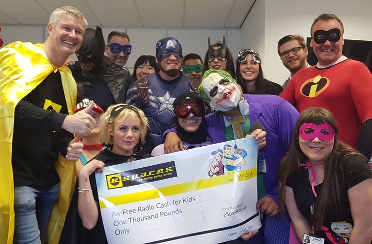 Image for Free Radio’s Superhero Day gets a boost from eSpares!