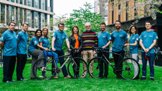 Image for Celebrities join over 65's on epic 1,000-mile charity cycle