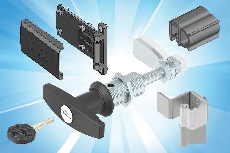 Image for Specialist Enclosure locks, handles, hinges and gasket for HVAC panels