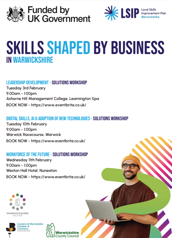 Image for Skills workshops set to get underway in Warwickshire