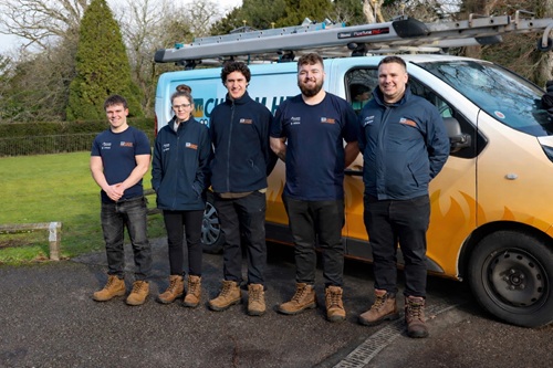 Image for Local heating firm celebrates six apprentices qualifying as industry faces skills shortage