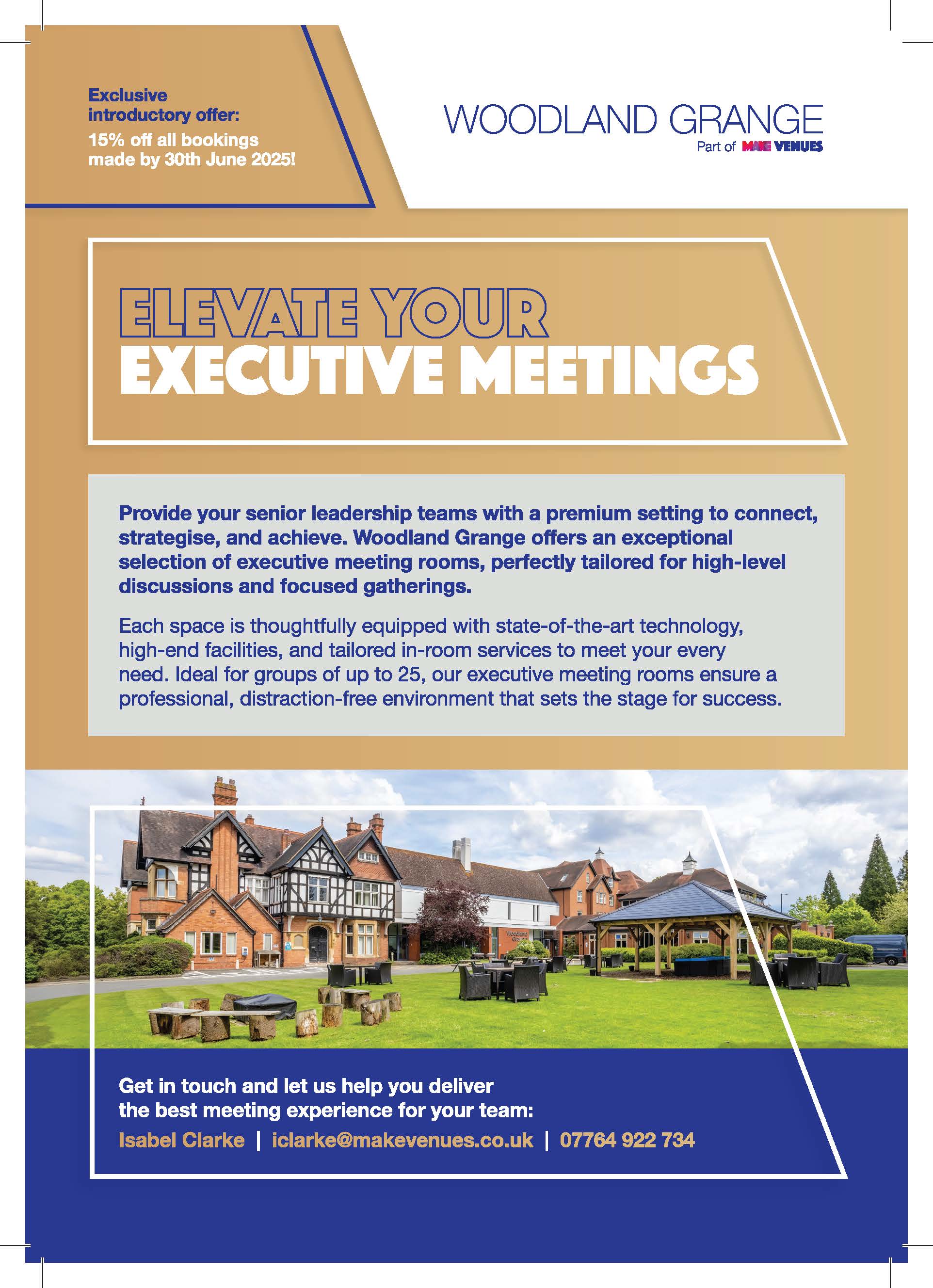 Woodland Grange New Exec Suite Flyer 2025 A5 Portrait Isabel HR