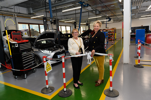 Rugby College Motor Vehicle Workshop Launch