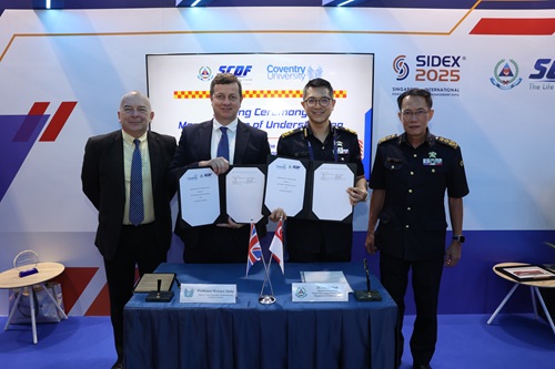 Image for Coventry University and the Singapore Civil Defence Force renew collaboration to advance emergency management