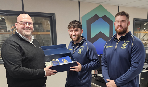 Club partner WOMAG ‘weighs in’ with Coventry Rugby players