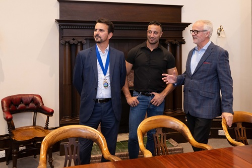 Presidential visit to reopened Regency property