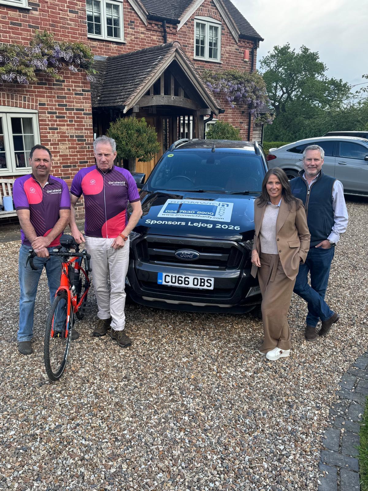 Image for Bromwich Hardy backing Land’s End to John O’Groats charity cycling challenge