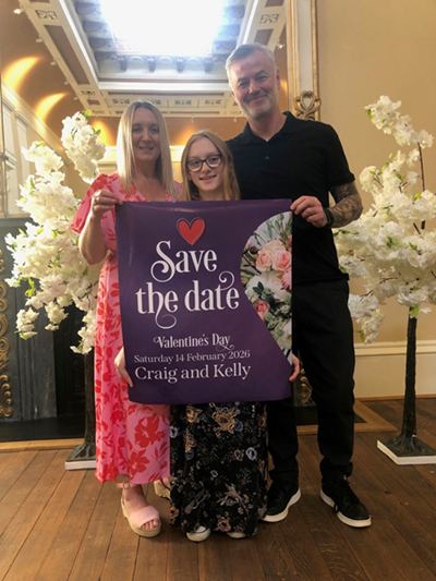 Image for Craig and Kelly to tie the knot after dream wedding win