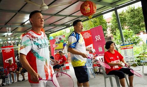 Image for Coventry University helping older adults around the world stay healthy and connected through badminton